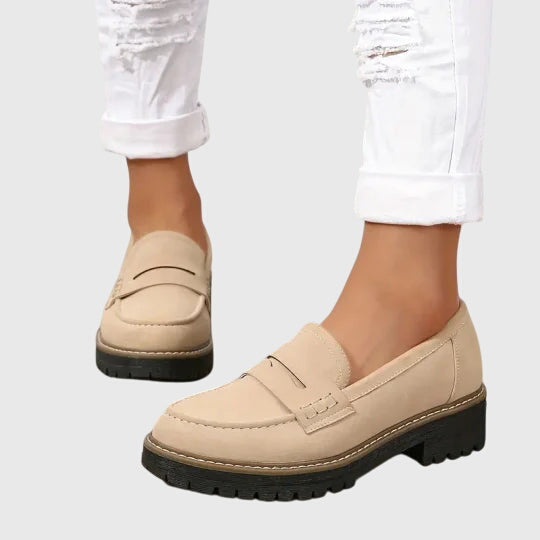 Suede Loafers Women | Classic Comfortable Slip On Shoes