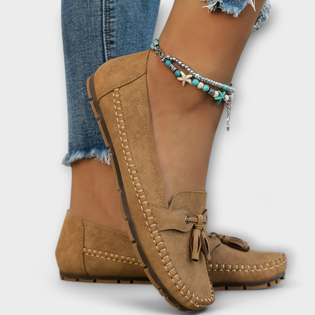 Women's Leather Loafers - Handmade Comfortable Flats