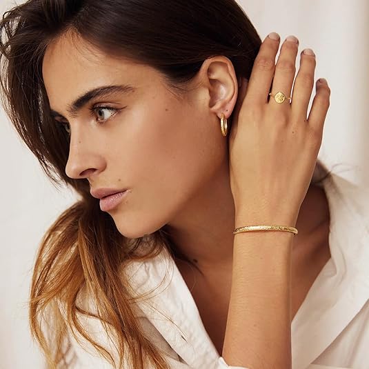 Gold Statement Ring | Roselina Vescovo Designer Jewelry