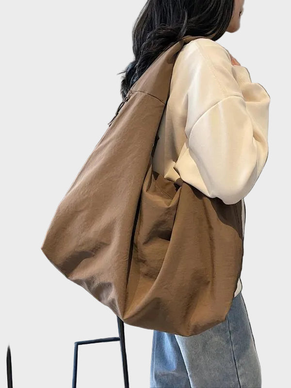 Soft Draped Tote Bag for Women - Spacious Everyday Laptop Bag