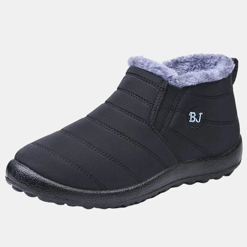 Waterproof Winter Boots for Women Fleece Lined Slip On Ankle