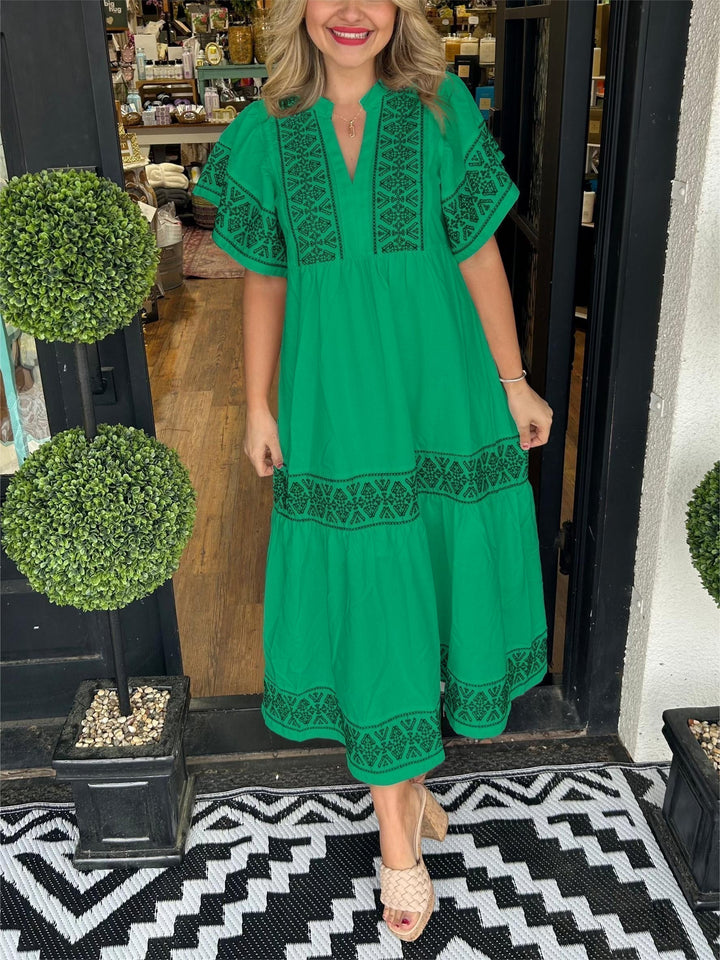 Boho Maxi Dress for Women - Elegant Flowy Summer Dress