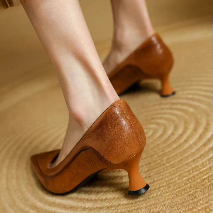 Mary Jane Flats with Ankle Strap - Comfortable All Day Shoes