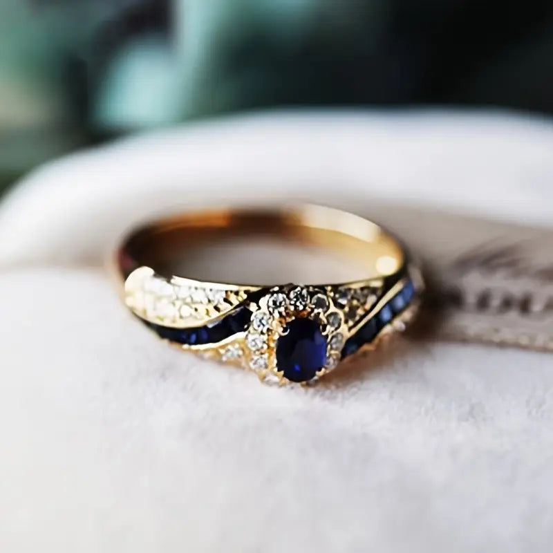 Gold Statement Ring for Women | Sculptural Modern Design