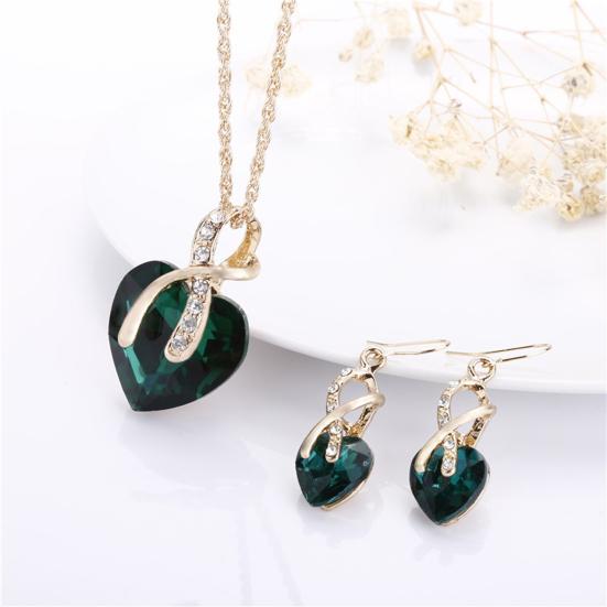 Gold Jewelry Set for Women - Elegant Necklace and Earring Set