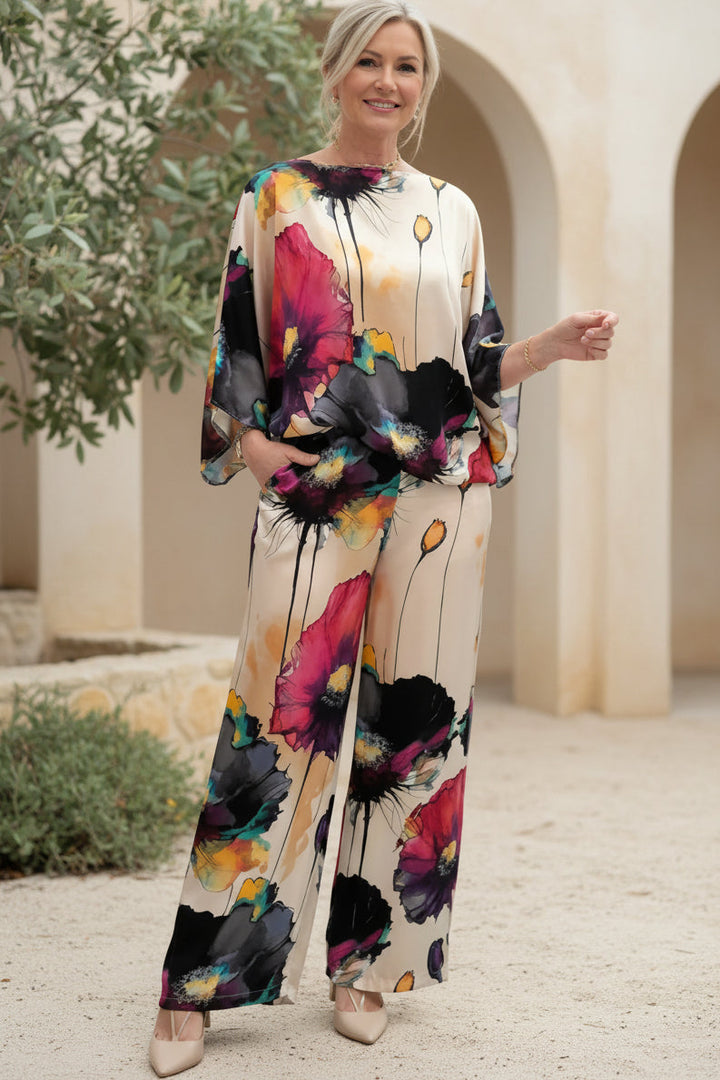 Colorful Two Piece Set - Vibrant Matching Outfit for Women