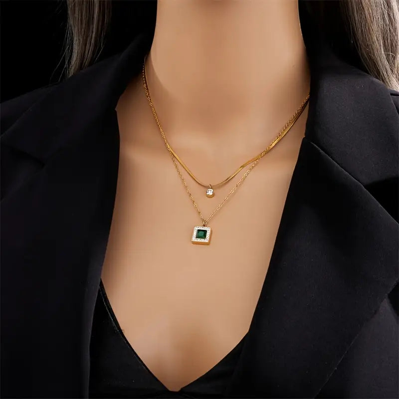 Gold Statement Necklace - Tirena Valeure Chain Necklace