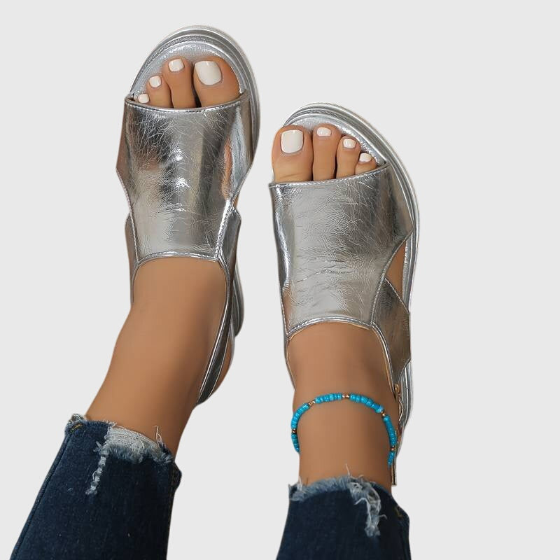 Orthopedic Sandals for Women - Comfort Wedge Heels with Arch Support