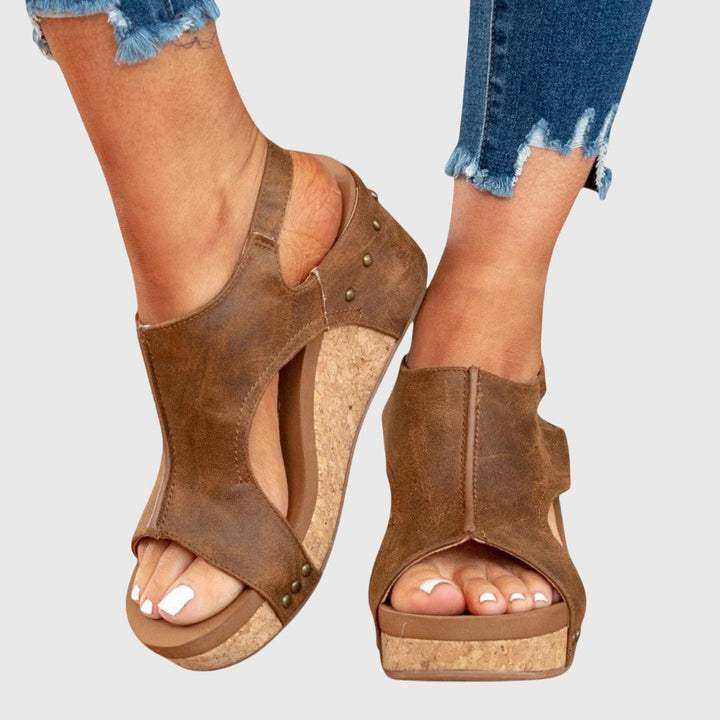 Orthopedic Wedge Sandals for Women - Comfortable Walking Shoes