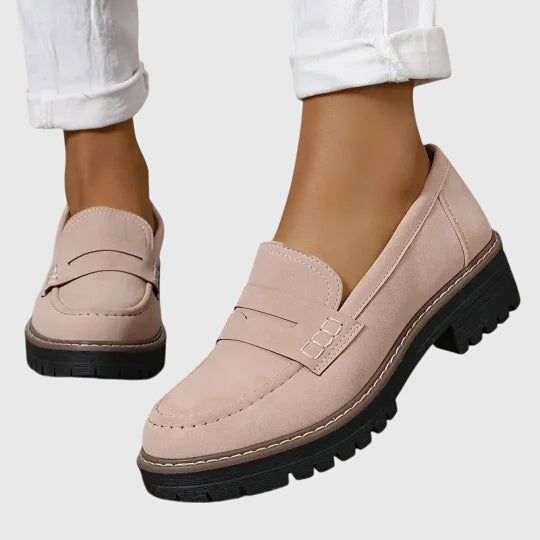 Suede Loafers Women | Classic Comfortable Slip On Shoes