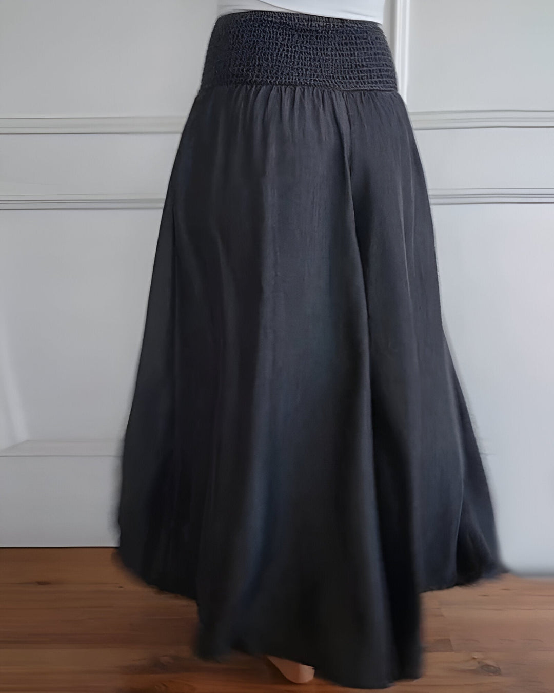 Elastic Waist Pants for Women - Comfortable Flowy Skirt Pants