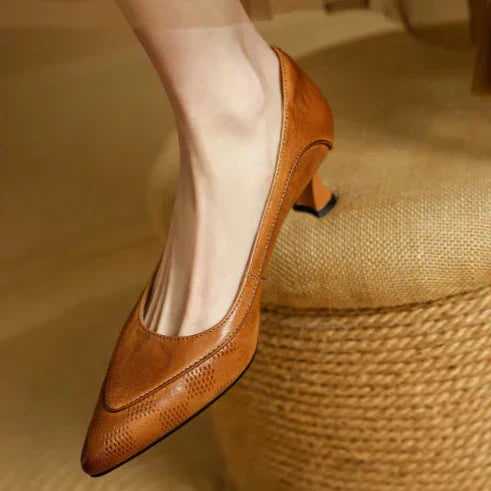 Mary Jane Flats with Ankle Strap - Comfortable All Day Shoes