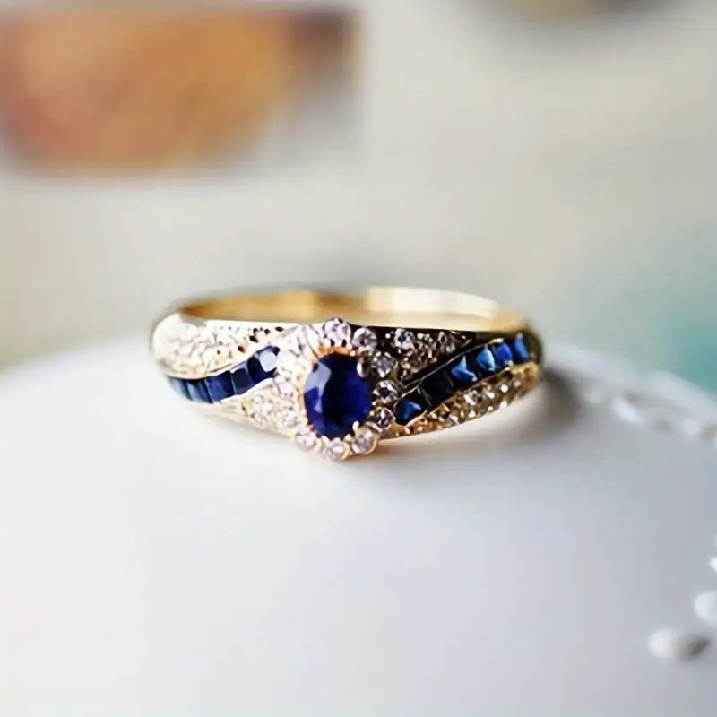 Gold Statement Ring for Women | Sculptural Modern Design