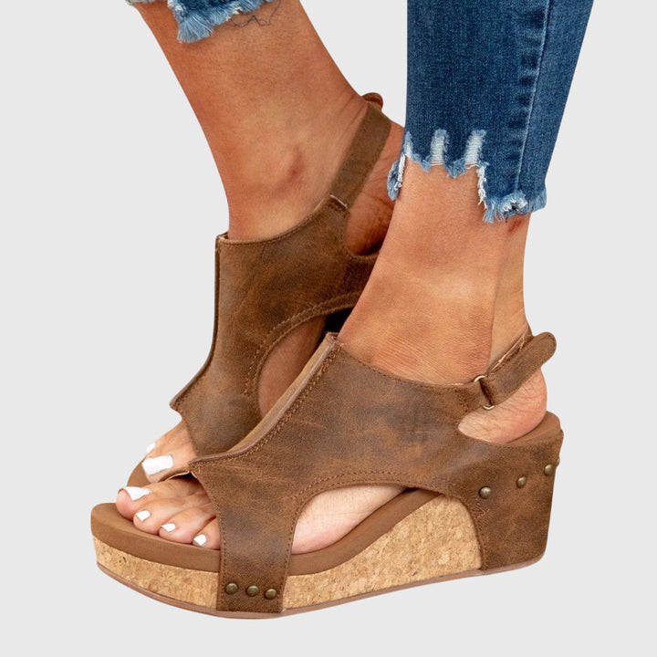 Orthopedic Wedge Sandals for Women - Comfortable Walking Shoes