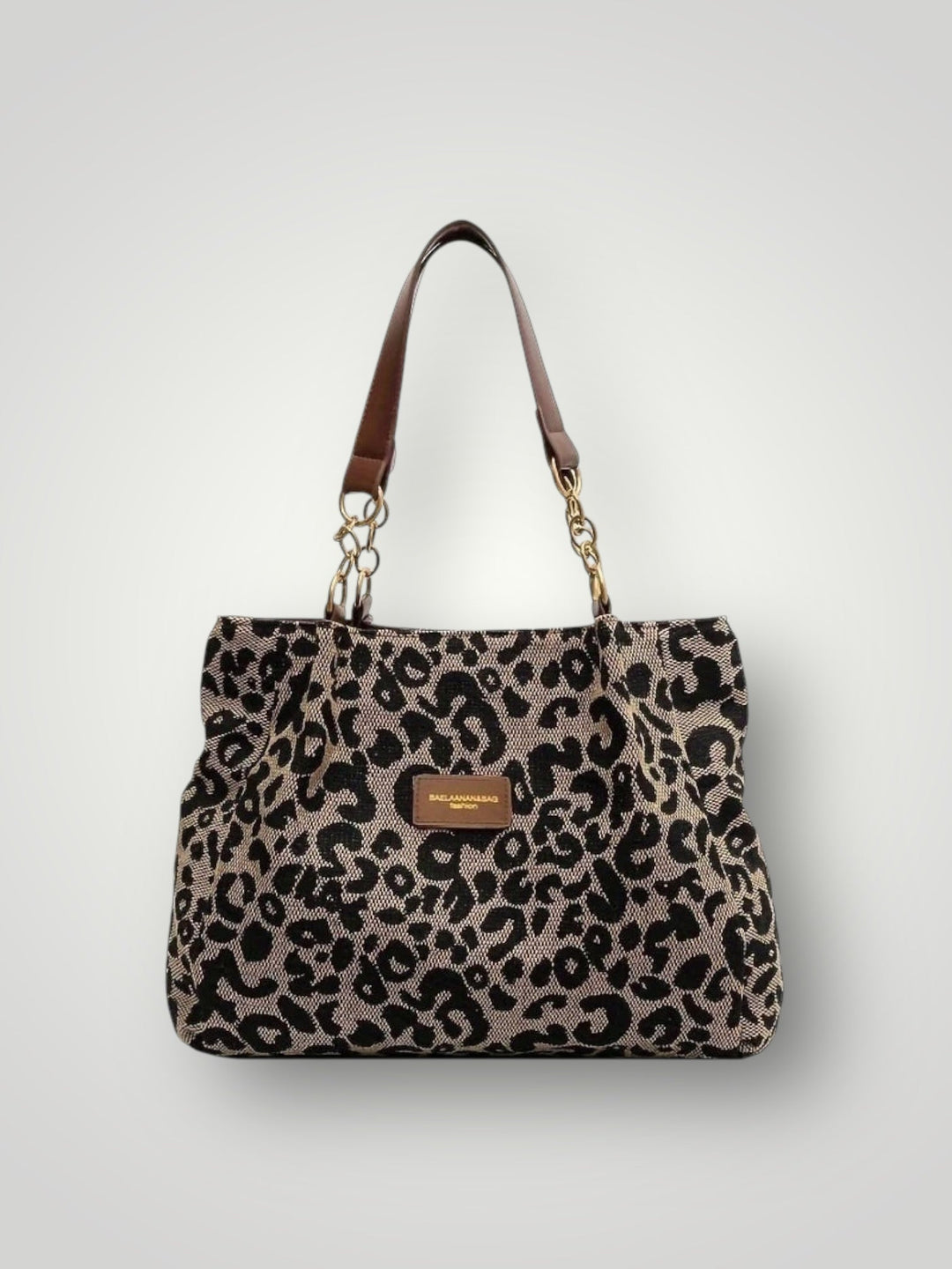 Leopard Print Tote Bag - Spacious Everyday Carryall