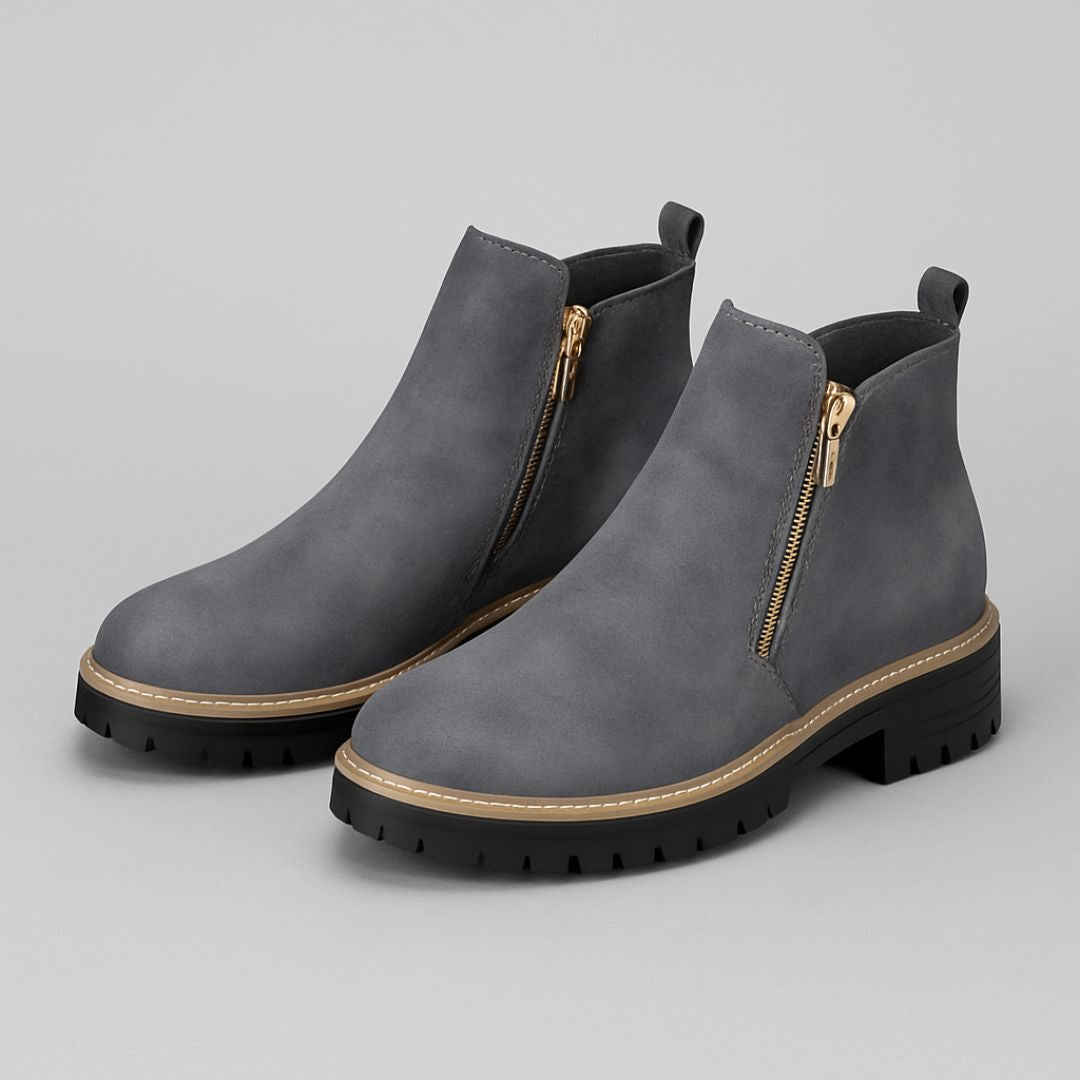 Orthopedic Comfort Boots with Side Zip for Women