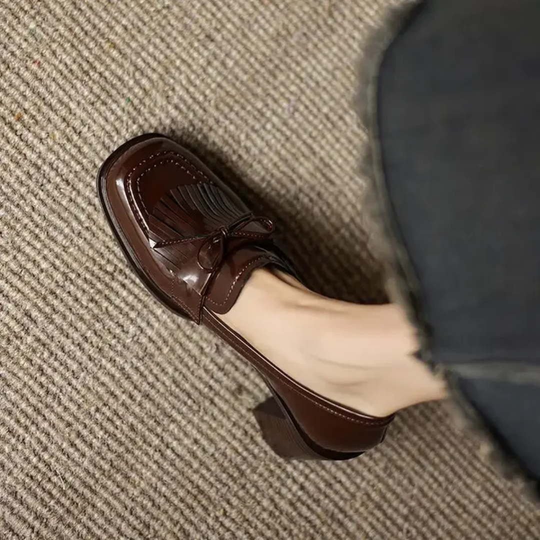Loafer Pumps for Women - Classic Low Heel Comfort Shoes
