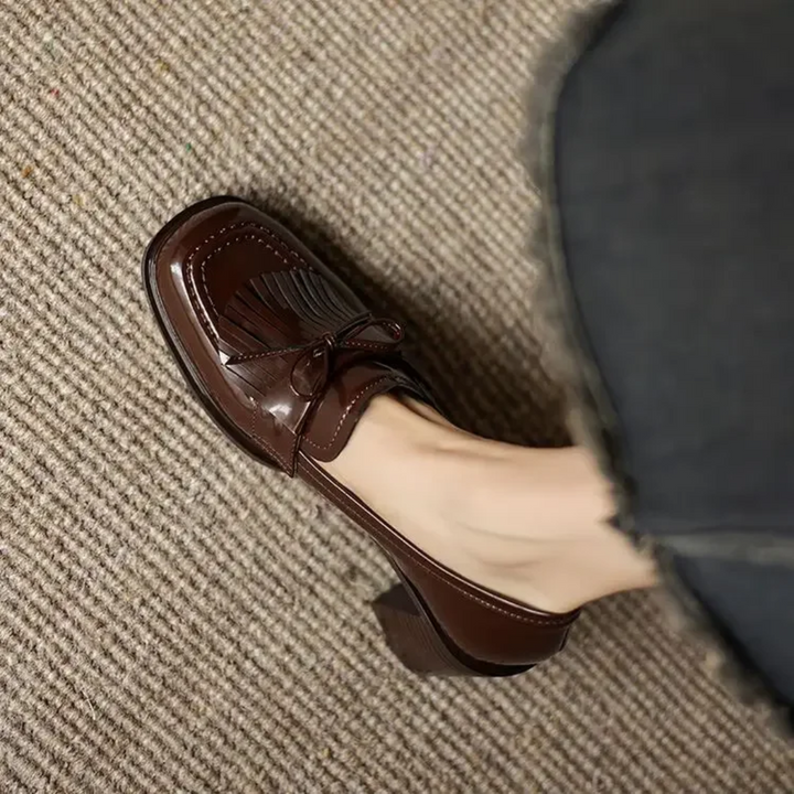 Loafer Pumps for Women - Classic Low Heel Comfort Shoes