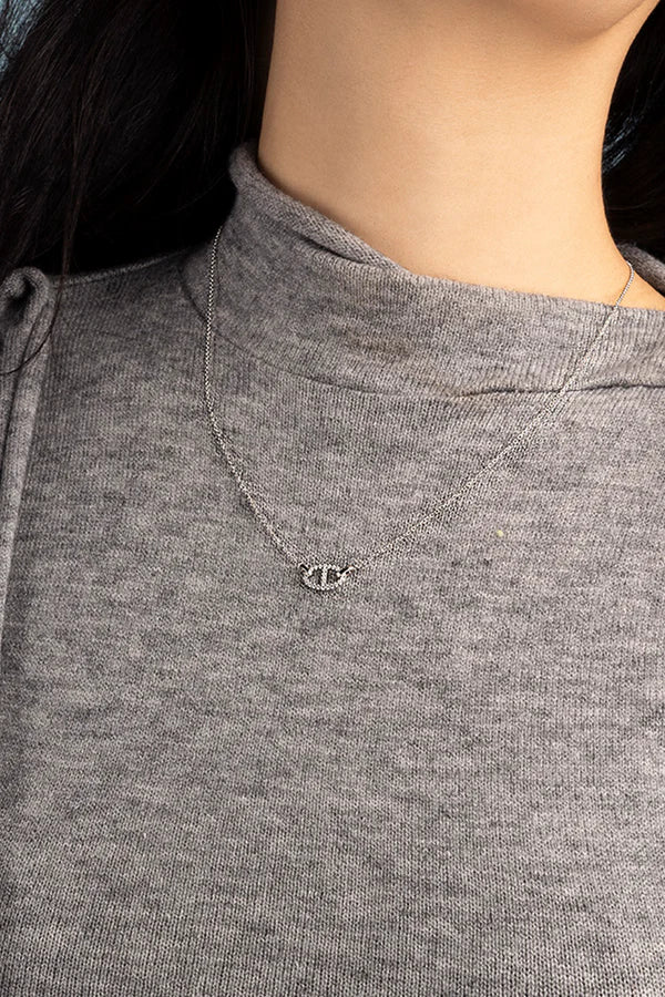 White Gold Necklace - Isla Marina Elegant Everyday Jewelry