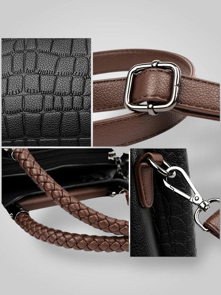 Leather Shoulder Bag for Women - Timeless Everyday Handbag