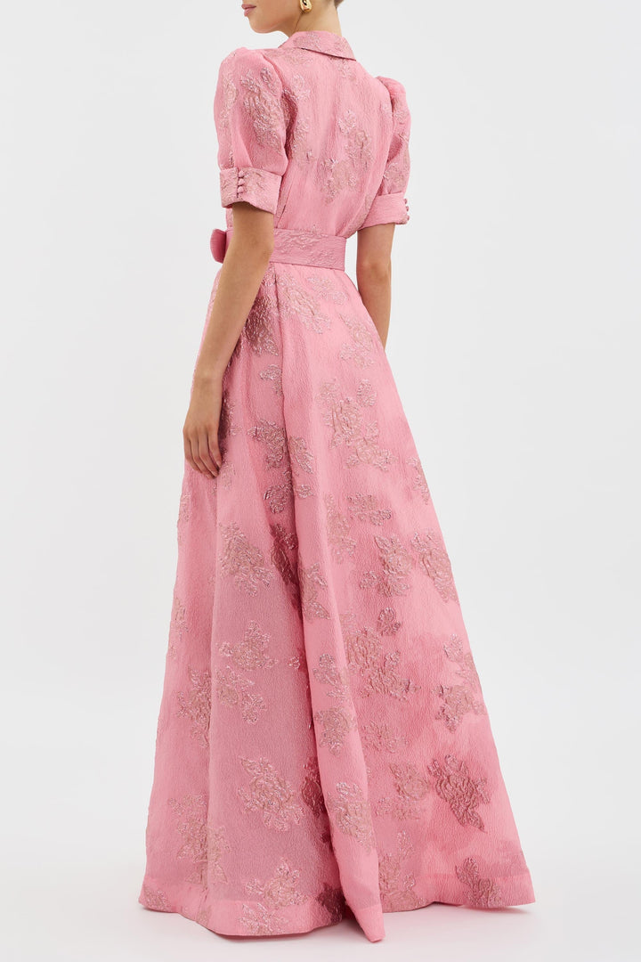 Anabella | Dress with Short Puff Sleeves