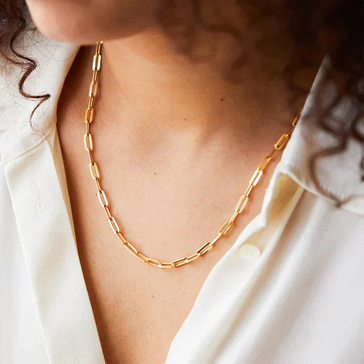 Gold Statement Necklace | Junia Tiberina Layered Chain