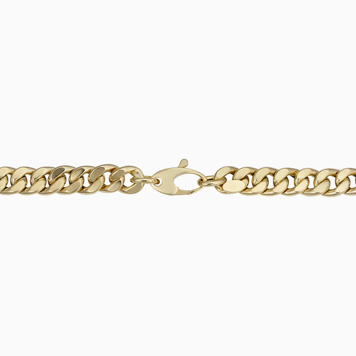 Gold Cuban Link Bracelet - Chunky Chain Bracelet for Women