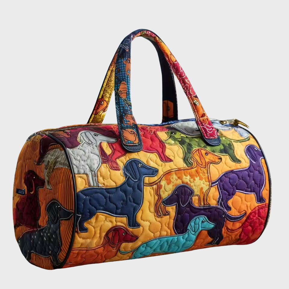 Quilted Weekender Bag for Women - Soft Overnight Travel Tote