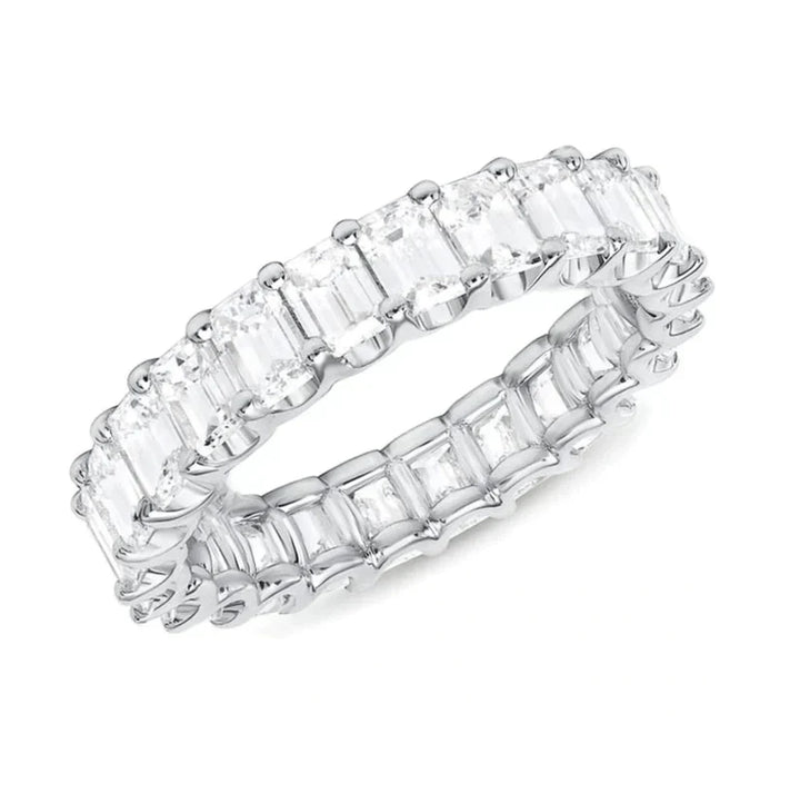 White Gold Statement Ring - Elegant Everyday Jewelry