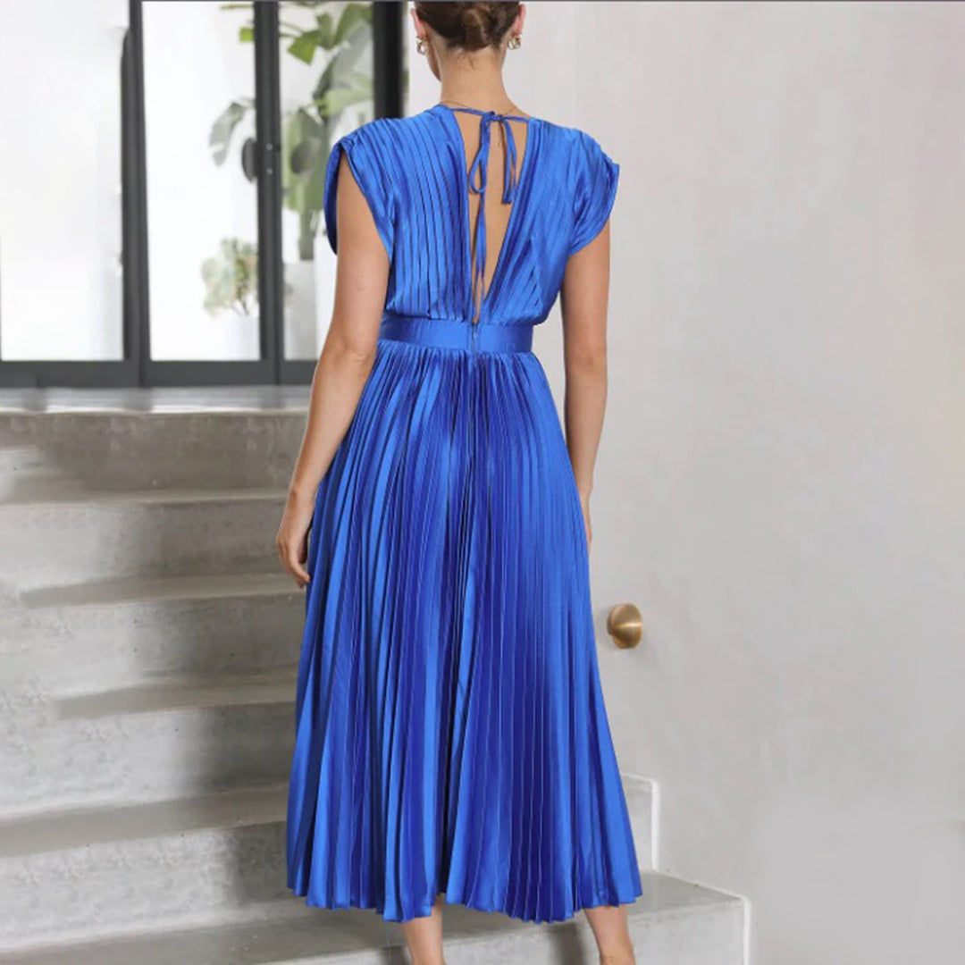 Flowy Printed Dress for Women - Effortless Casual Style