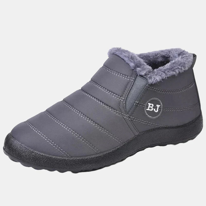Waterproof Winter Boots for Women Fleece Lined Slip On Ankle