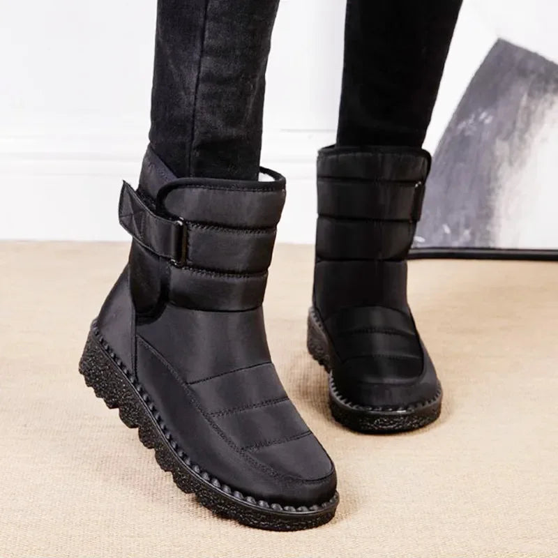 Quilted Snow Boots for Women - Fur Lined Winter Boots