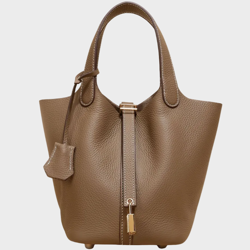 Kate Lock Crossbody Bag - Pebbled Leather Handbag
