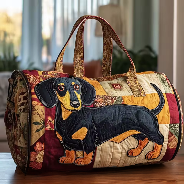 Quilted Weekender Bag for Women | Soft Travel Overnight Tote
