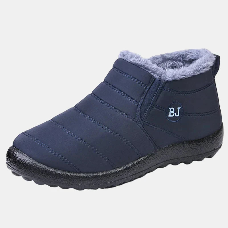 Waterproof Winter Boots for Women Fleece Lined Slip On Ankle