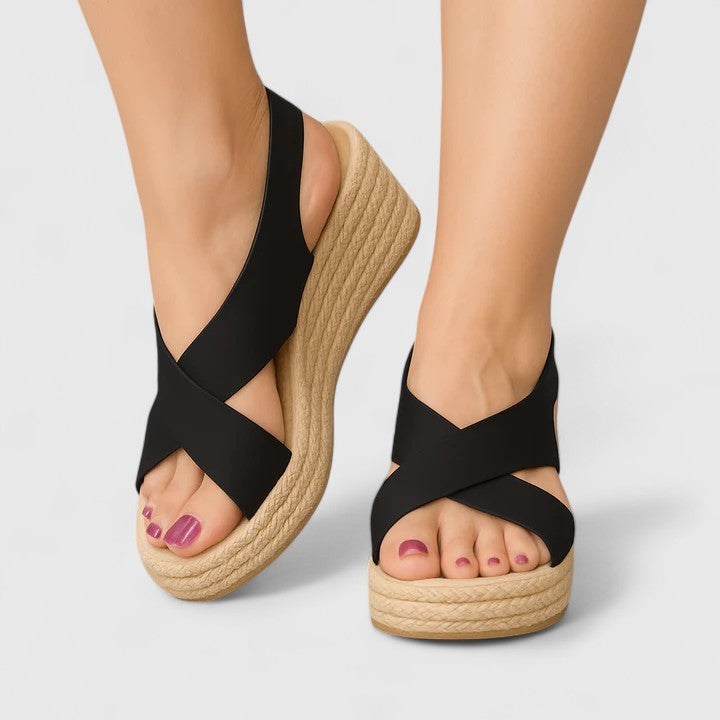 Orthopedic Wedge Sandals for Women - Comfort Espadrille Heels
