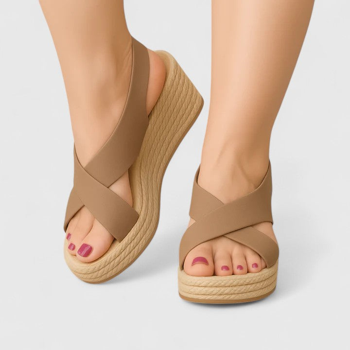 Orthopedic Wedge Sandals for Women - Comfort Espadrille Heels