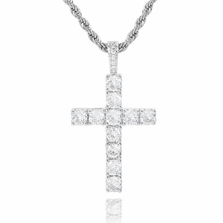 Gold Cross Necklace - Dainty Layering Pendant for Women