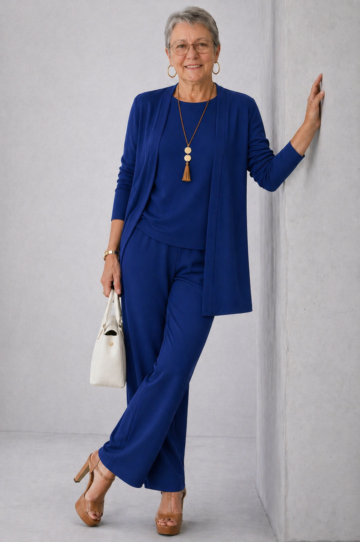 Three Piece Set for Women - Elegant Coordinated Outfit