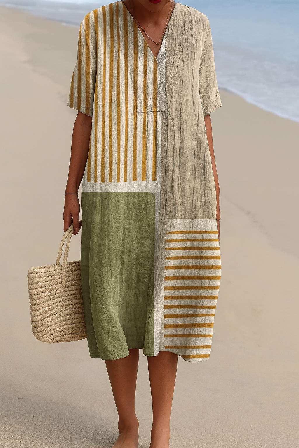 Breeze Dress in Artistic Prints | Lightweight Summer Dress