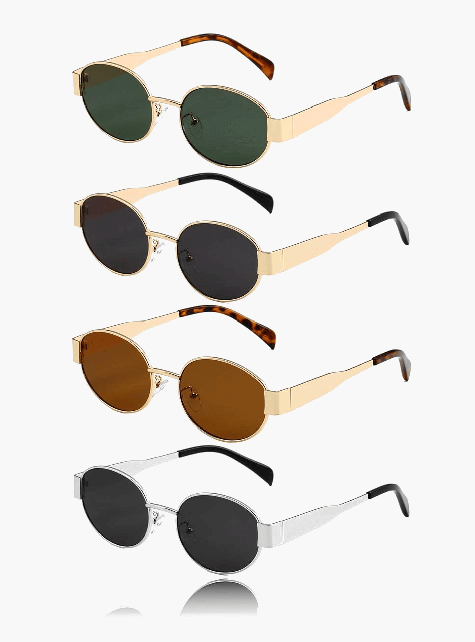 Women's Vintage Sunglasses - UV Protection Classic Frame