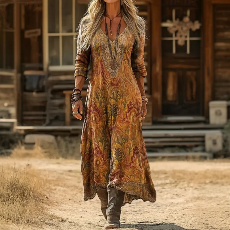 Flowy Maxi Dress for Women - Casual Everyday Summer Style