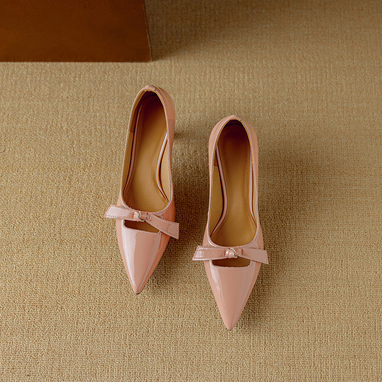 Leather Mary Jane Pumps for Women | Classic Strap Heels