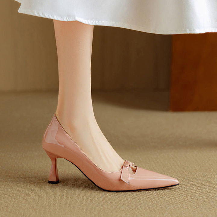 Leather Mary Jane Pumps for Women | Classic Strap Heels