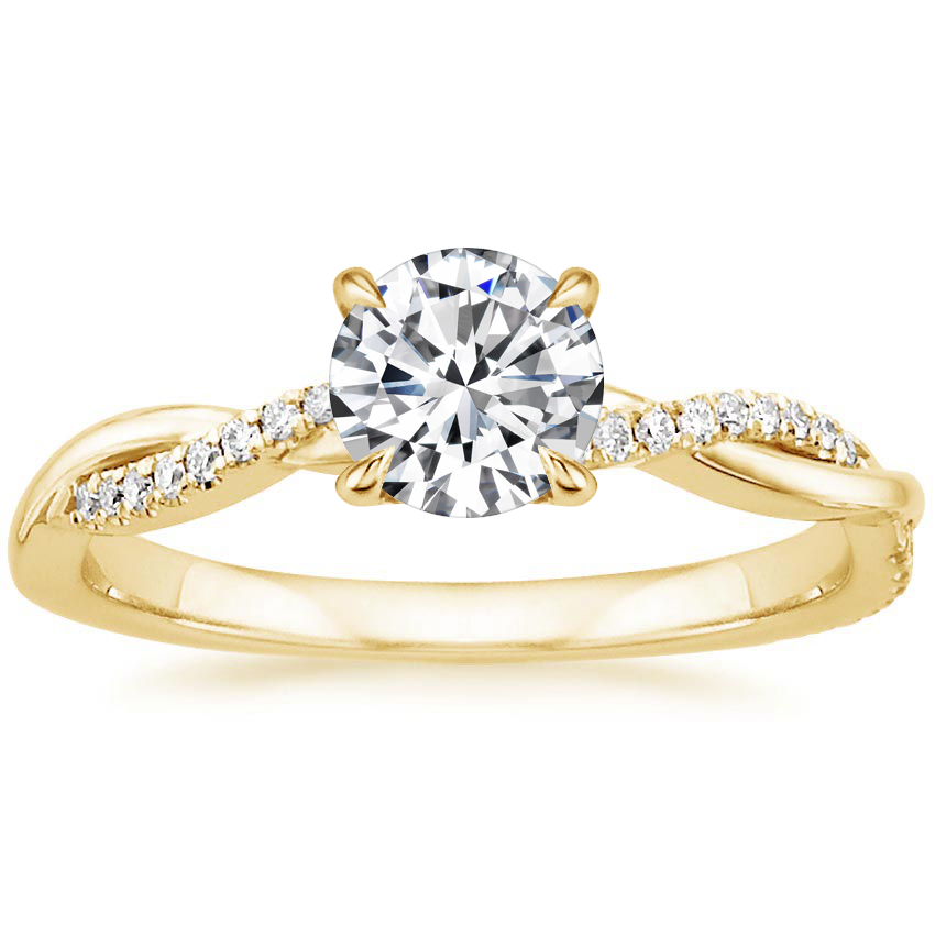 White Gold Stackable Ring | Delicate Everyday Jewelry
