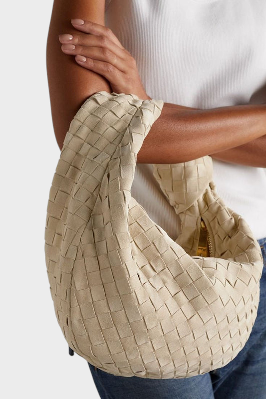 Large Suede Tote Bag for Women - Everyday Carryall