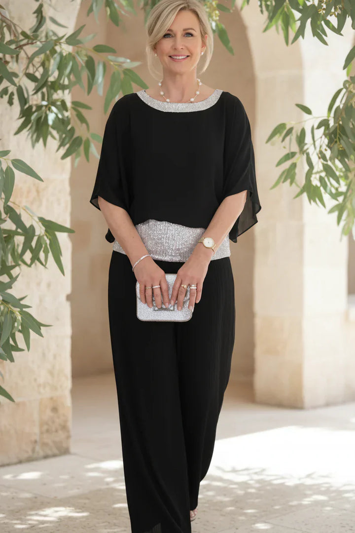 Elegant Two Piece Set for Women - Sophisticated Coordinated Outfit