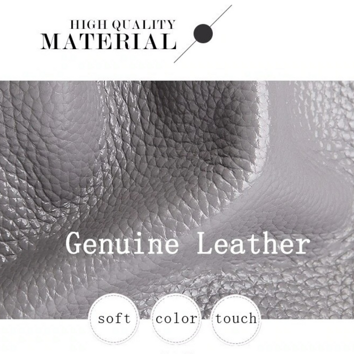 Genuine Leather Handbag for Women - Soft Cowhide Shoulder Bag