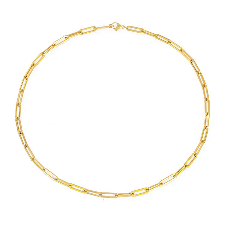 White Gold Chain Necklace - Delicate Layering Jewelry
