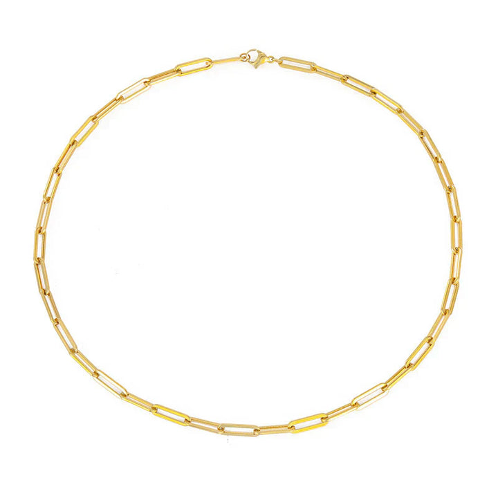 Elegant Chain Necklace in White Gold | Classic Layering Piece